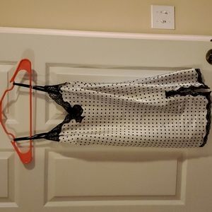 Silky polka dot slip Victoria's secret